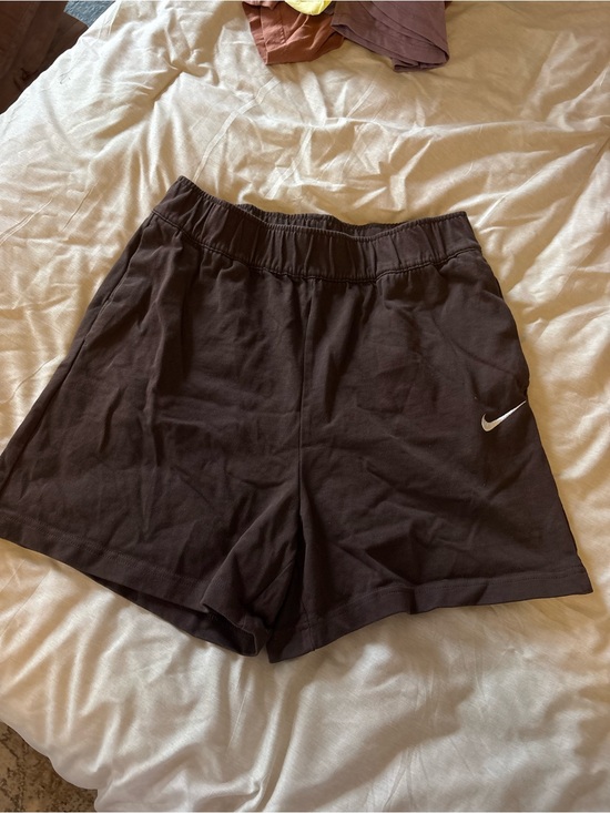 Nike Pants - Nike Women's Brown Athletic Shorts with Elastic Waist